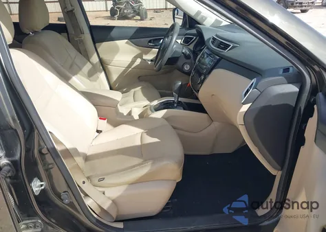 2016 Nissan Rogue S из США, поврежденный, VIN JN8AT2MTXGW005486